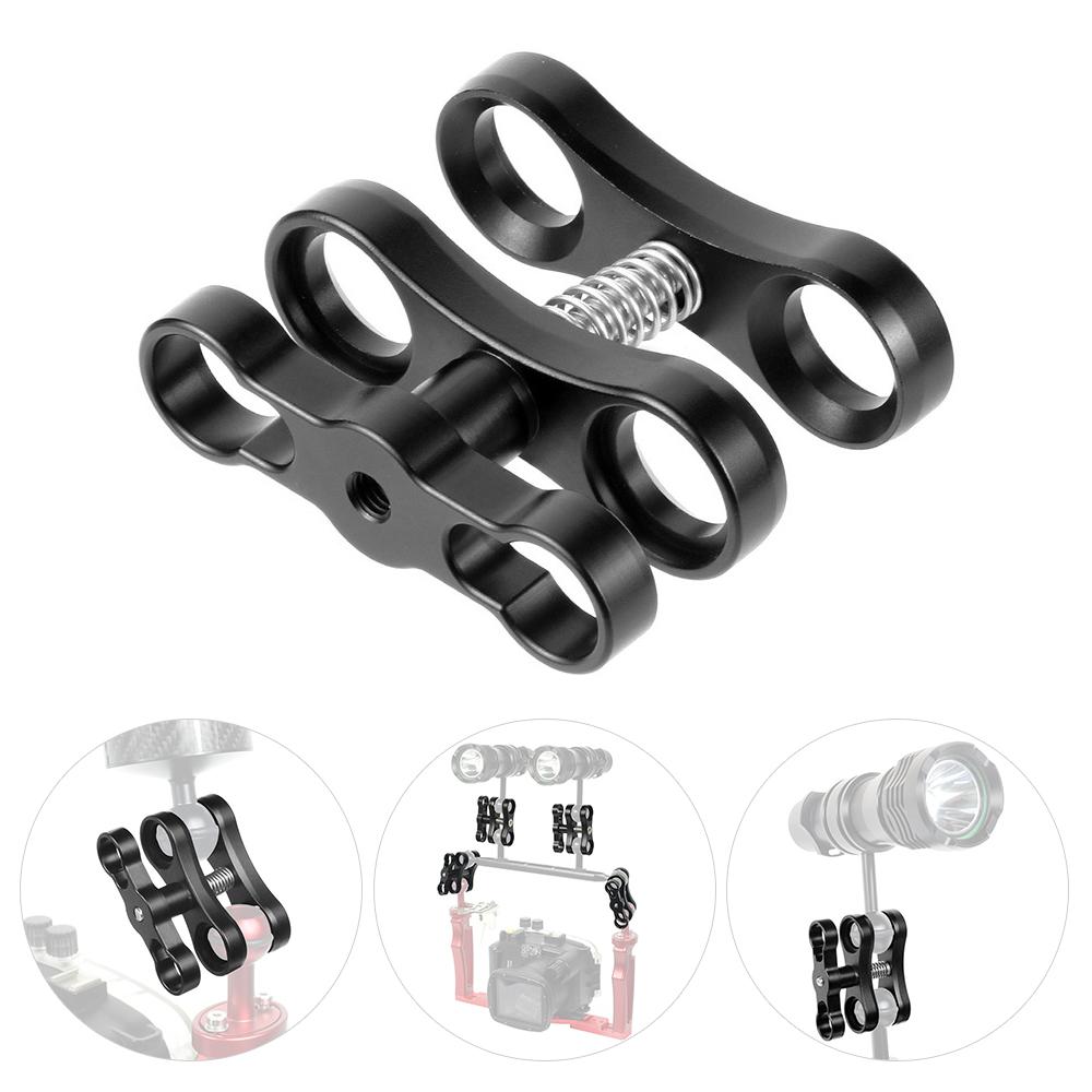 Khay lặn có bình dưỡng khí cho Chụp ảnh,Gắn máy ảnh Kẹp bóng 1 inch Hợp kim nhôm dùng cho ánh sáng dưới nước
