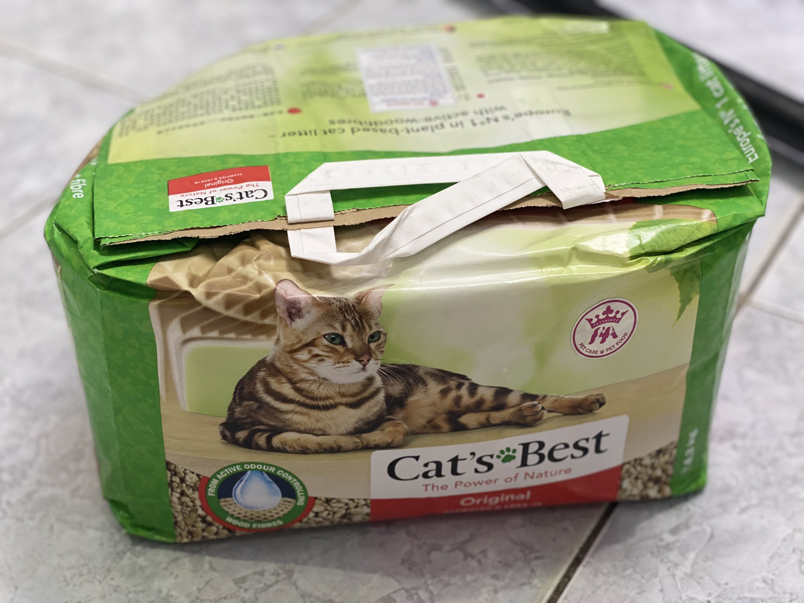 CAT BEST Original 10L- Cát Vệ Sinh Hữu Cơ Vón Cục_Khử mùi và Vi Trùng cho MÈO
