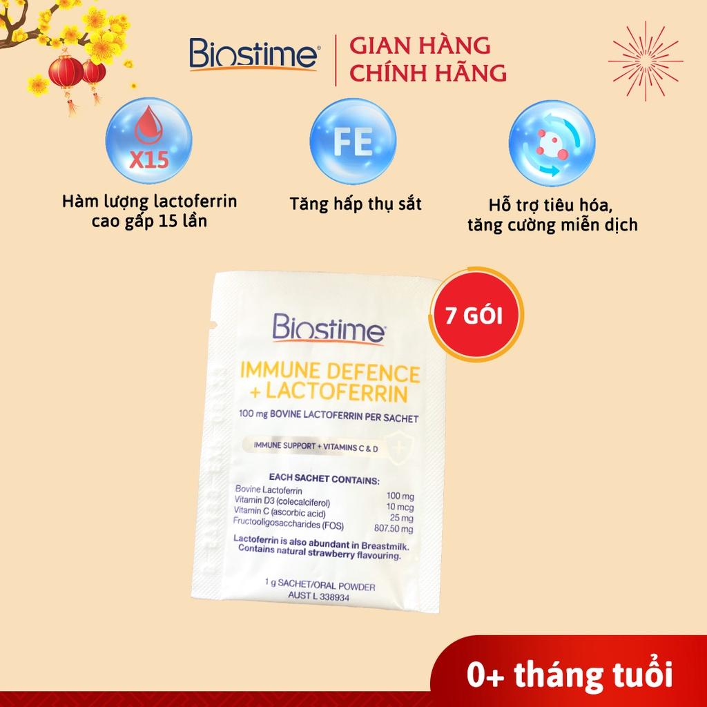 7 gói Biostime Immune Defense + Lactoferrin