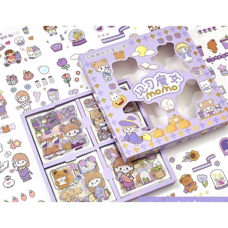 Sticker siêu dính trí bình nước, chai nhựa siêu xinh