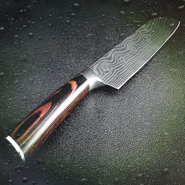 DAO BẾP NHẬT SANTOKU THÉP CAO CẤP MÃ BDT116