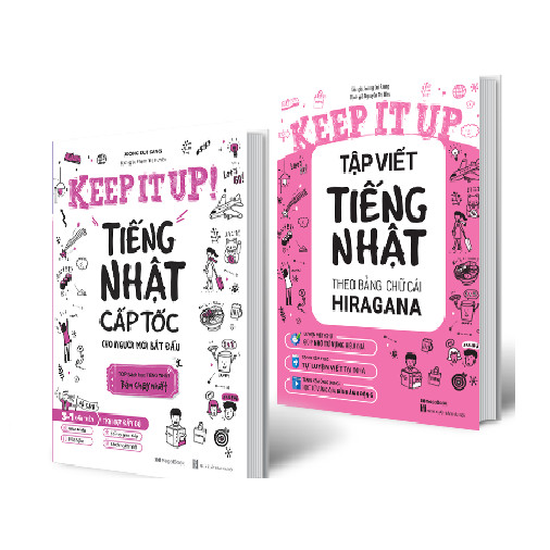 Hình ảnh Combo Keep it up – Tiếng Nhật cấp tốc cho người mới bắt đầu.Minhhabooks