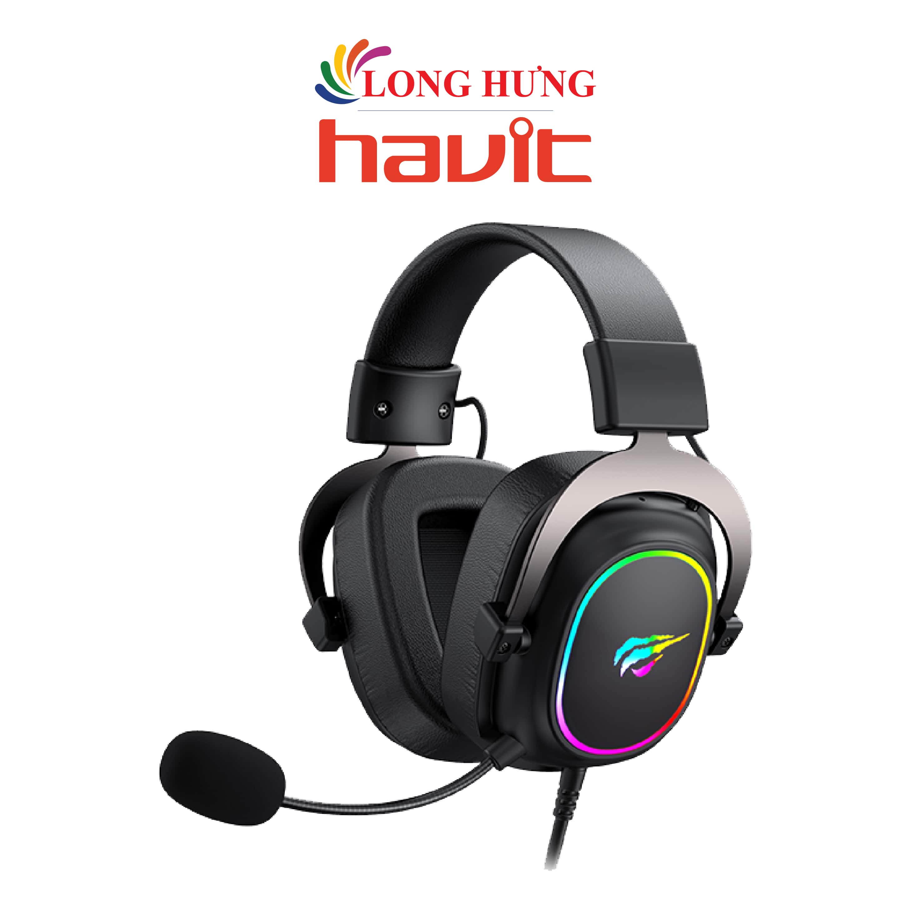 Tai nghe chụp tai có dây Gaming Havit H2002P - Hàng chính hãng