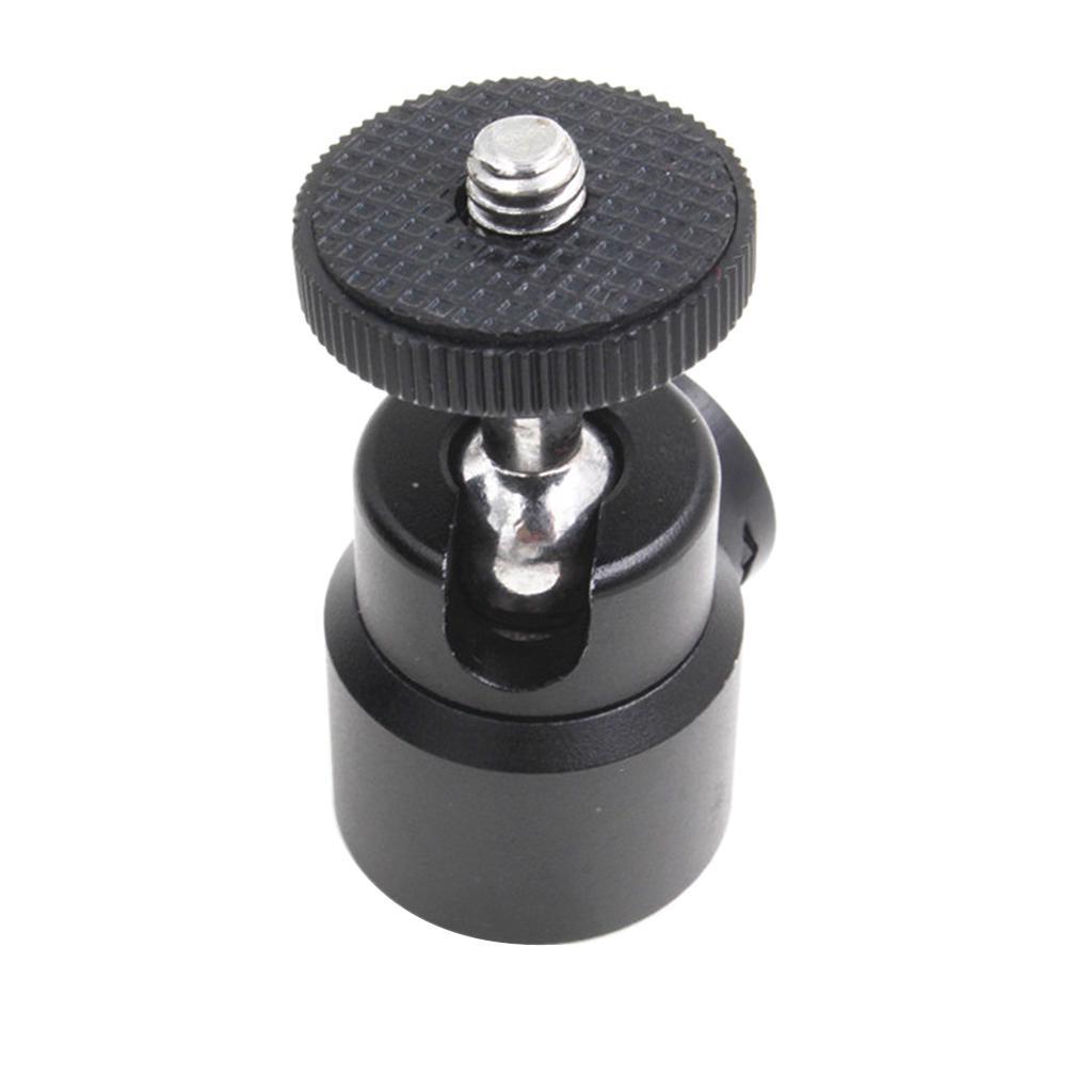 360° Ball Head Holder 3/8" to 1/4" Screw Thread Mount for DSLR Camera Tripod