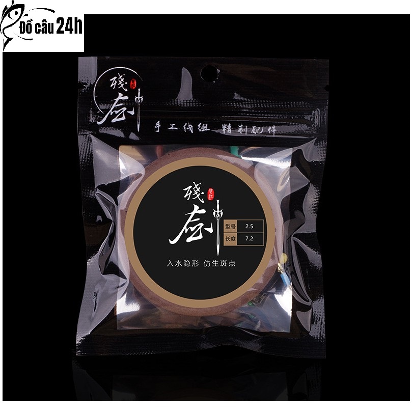 Trục Thẻo Cước Tàng Hình Dùng Cho Cần Câu Tay, Câu Đài Buộc Sẵn Đủ Kích Cỡ