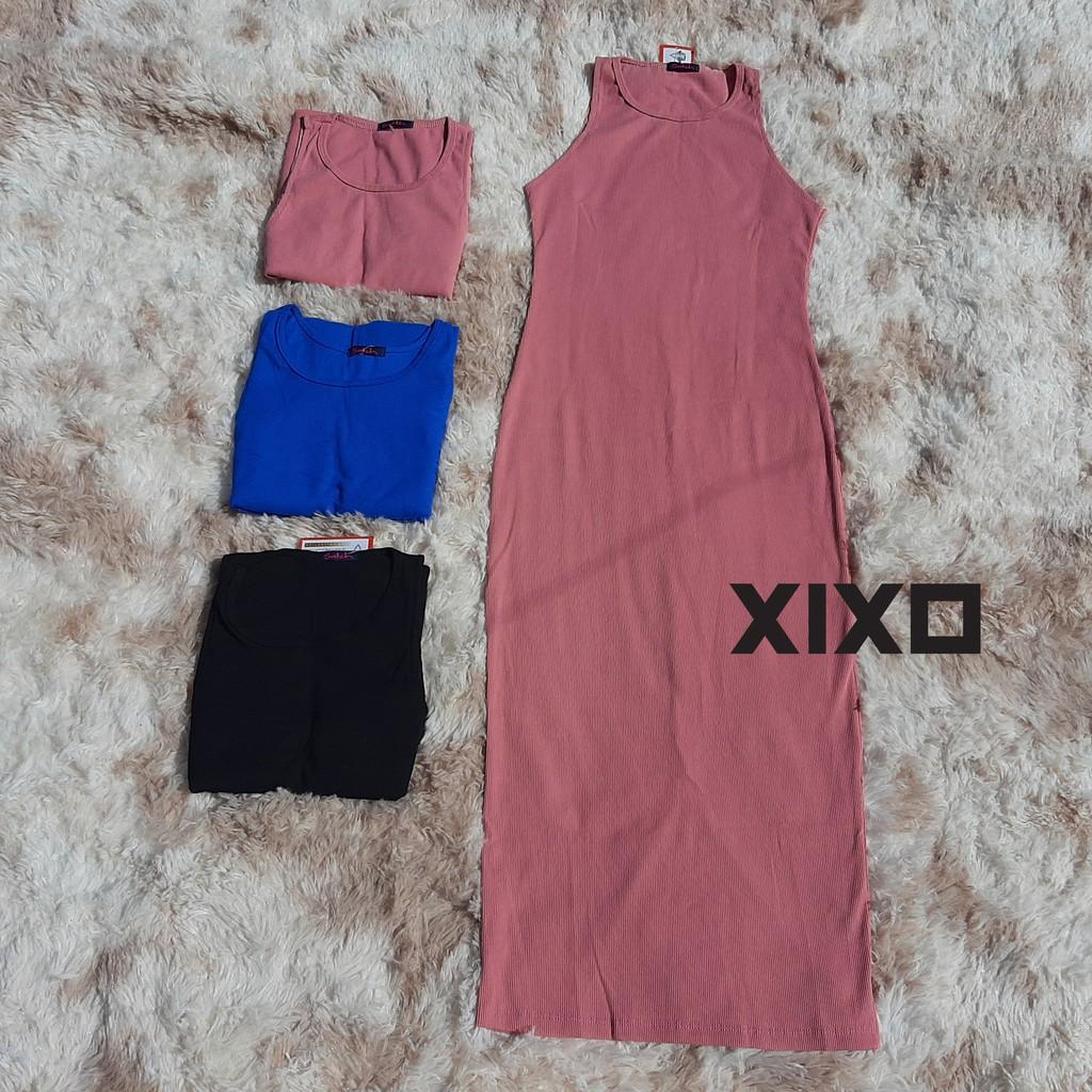 Đầm body 3 lỗ form dài thời trang XIXO - mã DAM0043