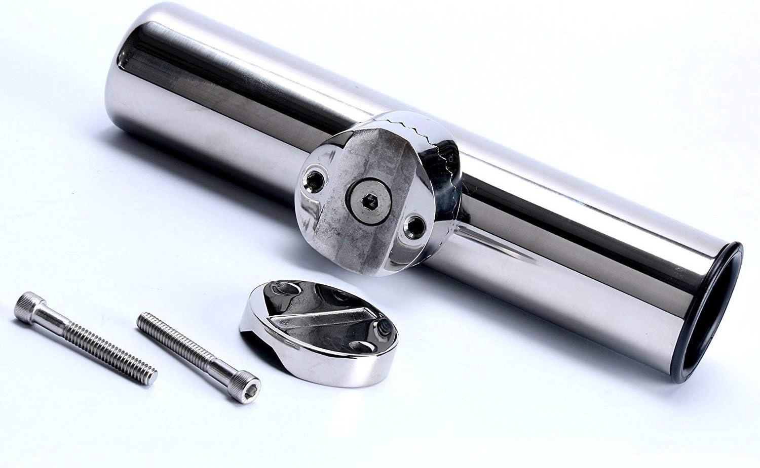 Chiếc Thép Không Gỉ Biển Thuyền Đường Sắt Cần Câu Giá Đỡ Đường Ray 19Mm Đến 25Mm