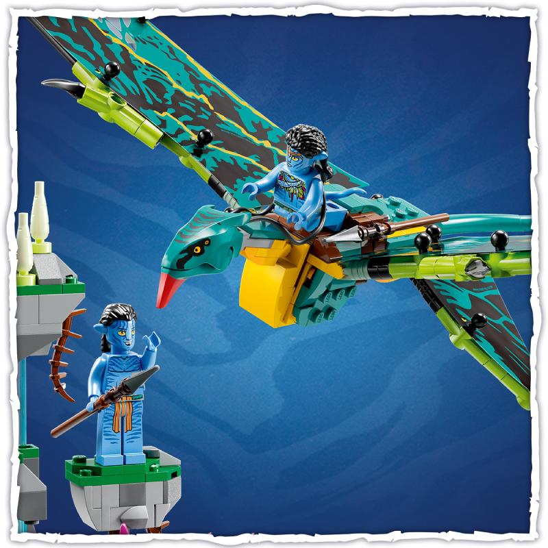 Đồ Chơi LEGO AVATAR Chuyến Bay Rồng Banshee Đầu Tiên Của Jake & Neytiri 75572 (572 chi tiết)