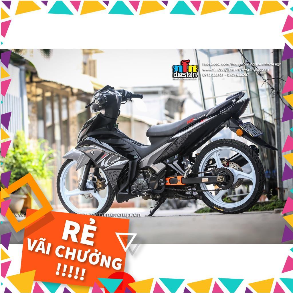 Tem Rời Exciter 135 2011 Mẫu LC Xám Đen Đỏ