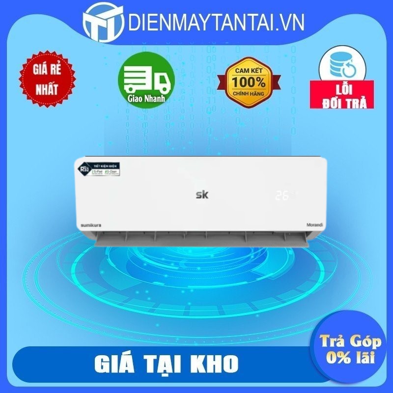 Điều Hòa Sumikura 12000Btu 1 Chiều APS/APO-120/MORANDI - hàng chính hãng - chỉ giao HCM