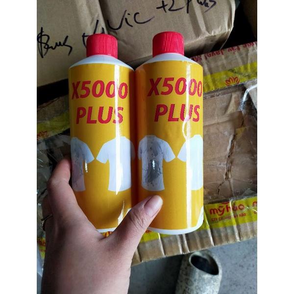 CHAI TẨY QUẦN ÁO X5000 PLUS, GIÚP QUẦN ÁO SẠCH NHƯ MỚI