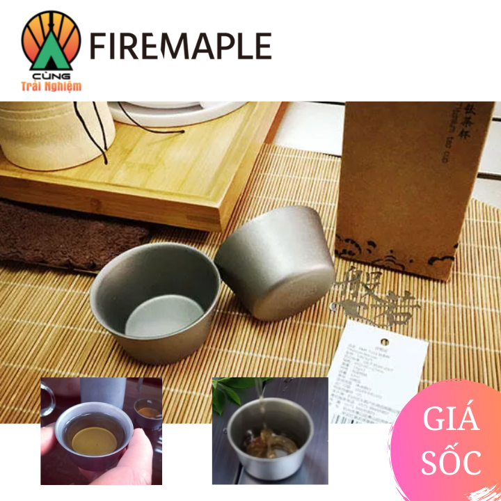 Tách trà bát nhã Firemaple Prajna FireMaple titanium 2 ly FMP-TEACUP