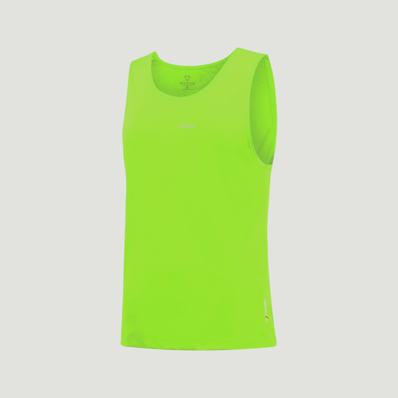 Áo Thun Thể Thao Chạy Bộ Nam MOTIVE Men Simple Color Singlet - Màu Vàng Neon
