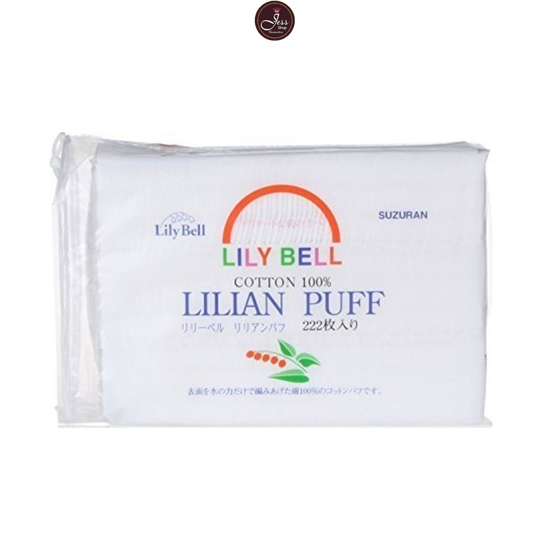 Bông Tẩy Trang Lily Bell Cotton 100% Lilian Puff