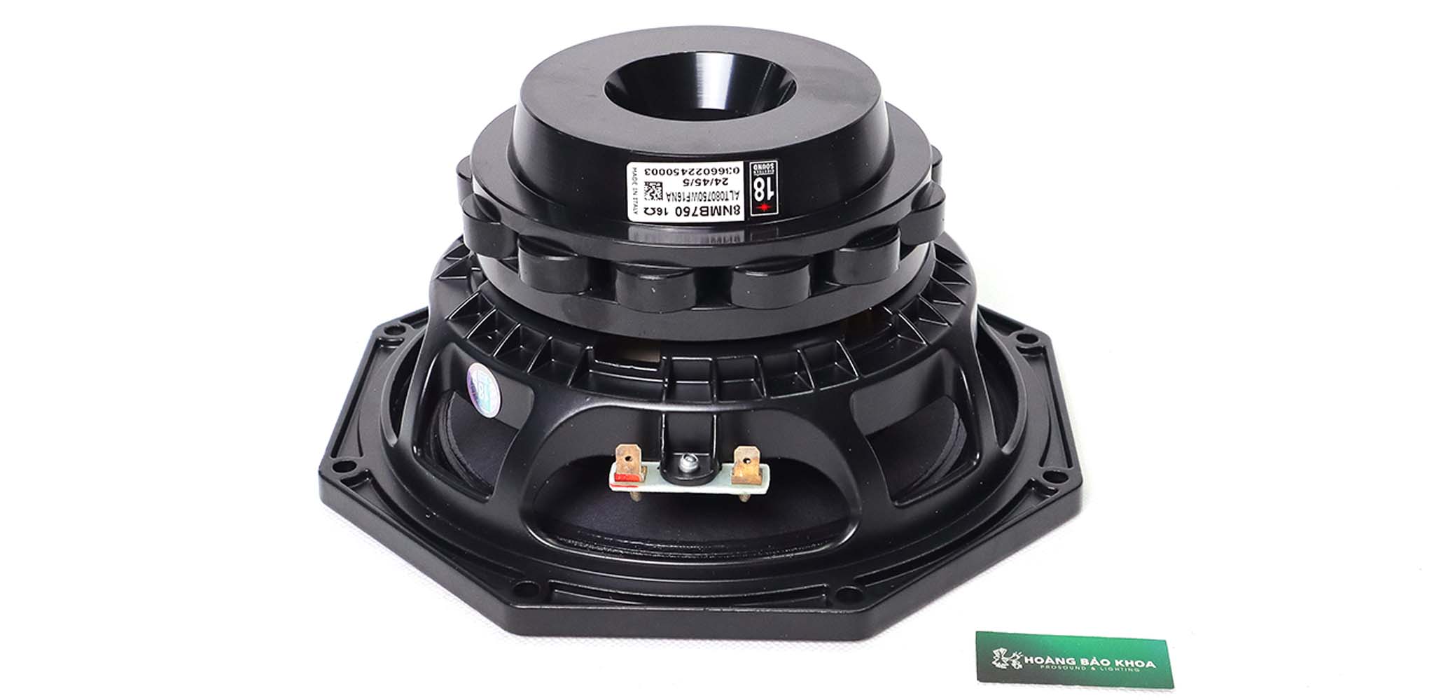 8NMB750 Củ loa Bass 8inch - 2 tấc Neodymium 350W 16Ω 18 Sound-HÀNG CHÍNH HÃNG