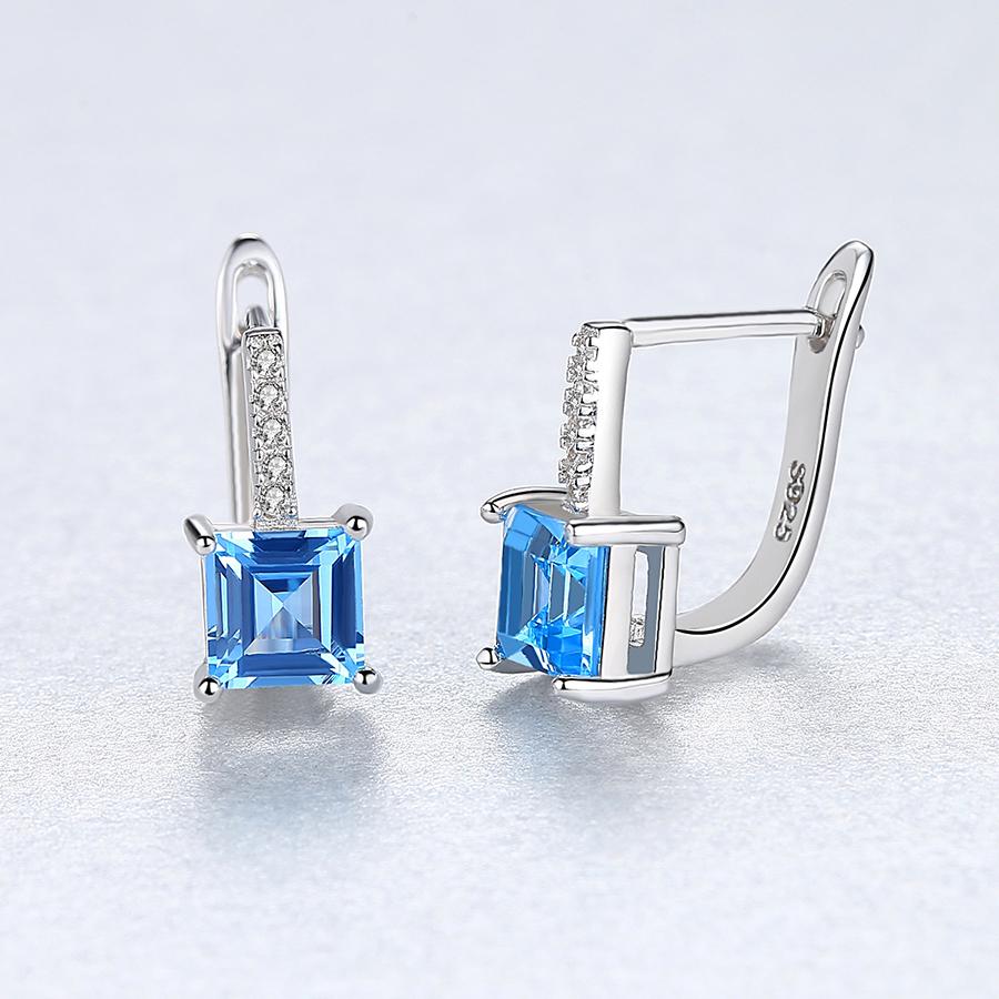 Bông tai nữ đính đá đẹp B2411 Bảo Ngọc Jewelry