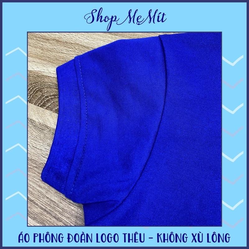 Combo Áo Phông Đoàn TN logo thêu hàng đẹp và mũ Đoàn lưỡi trai