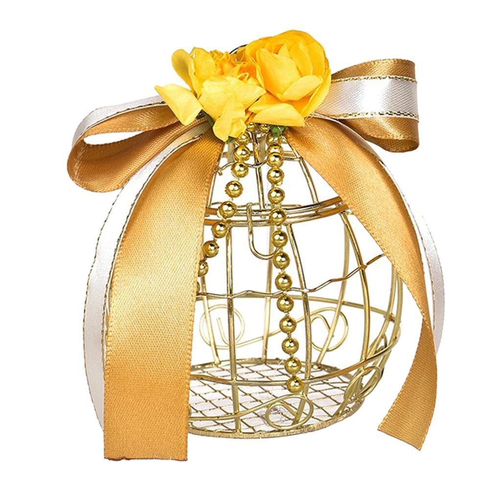 Hollow Bird Cage Wedding Christmas Party Gift Box Chocolate Candy Box