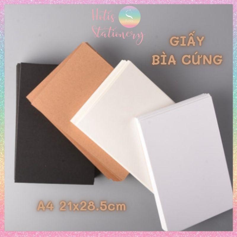 Giấy bìa cứng 2 mặt làm thủ công DIY - 21x28.5cm