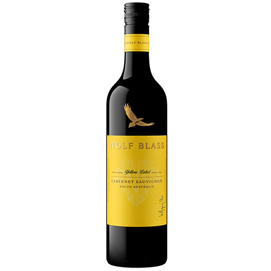 Rượu vang đỏ Úc Wolf Blass Yellow Label Cabernet Sauvignon 14,0% - Không hộp
