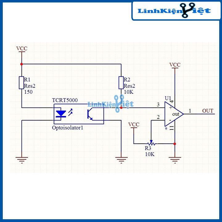 Led hồng ngoại TCRT5000