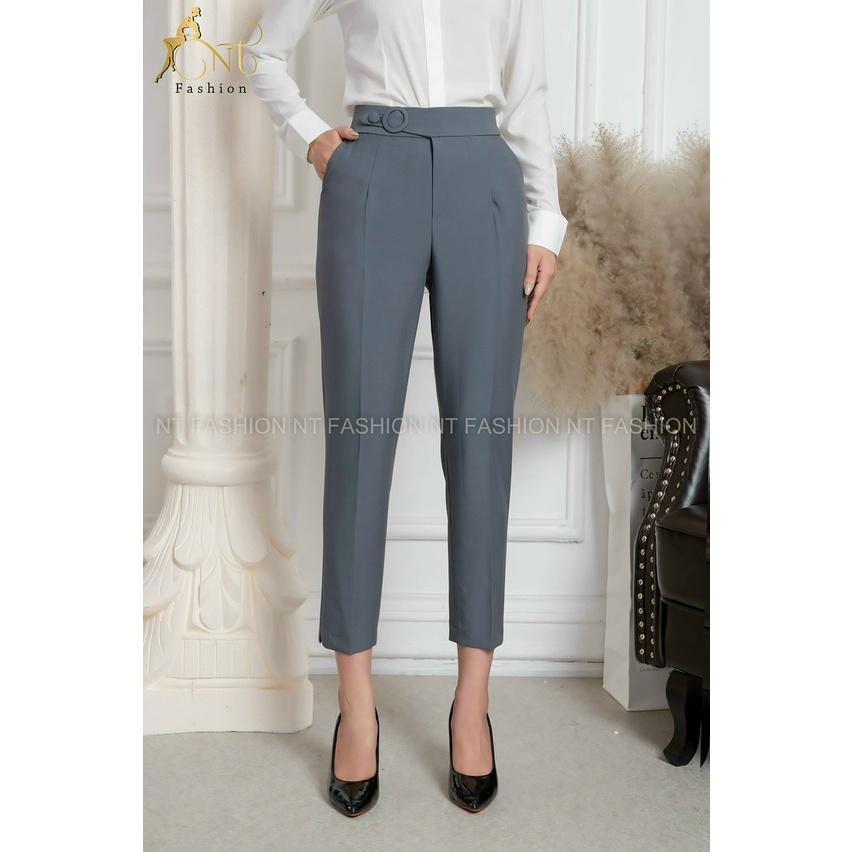 ( 4 màu, 4 size) QUẦN TÂY CÔNG SỞ NÚT BỌC HÀNG THIẾT KẾ CHUẢN