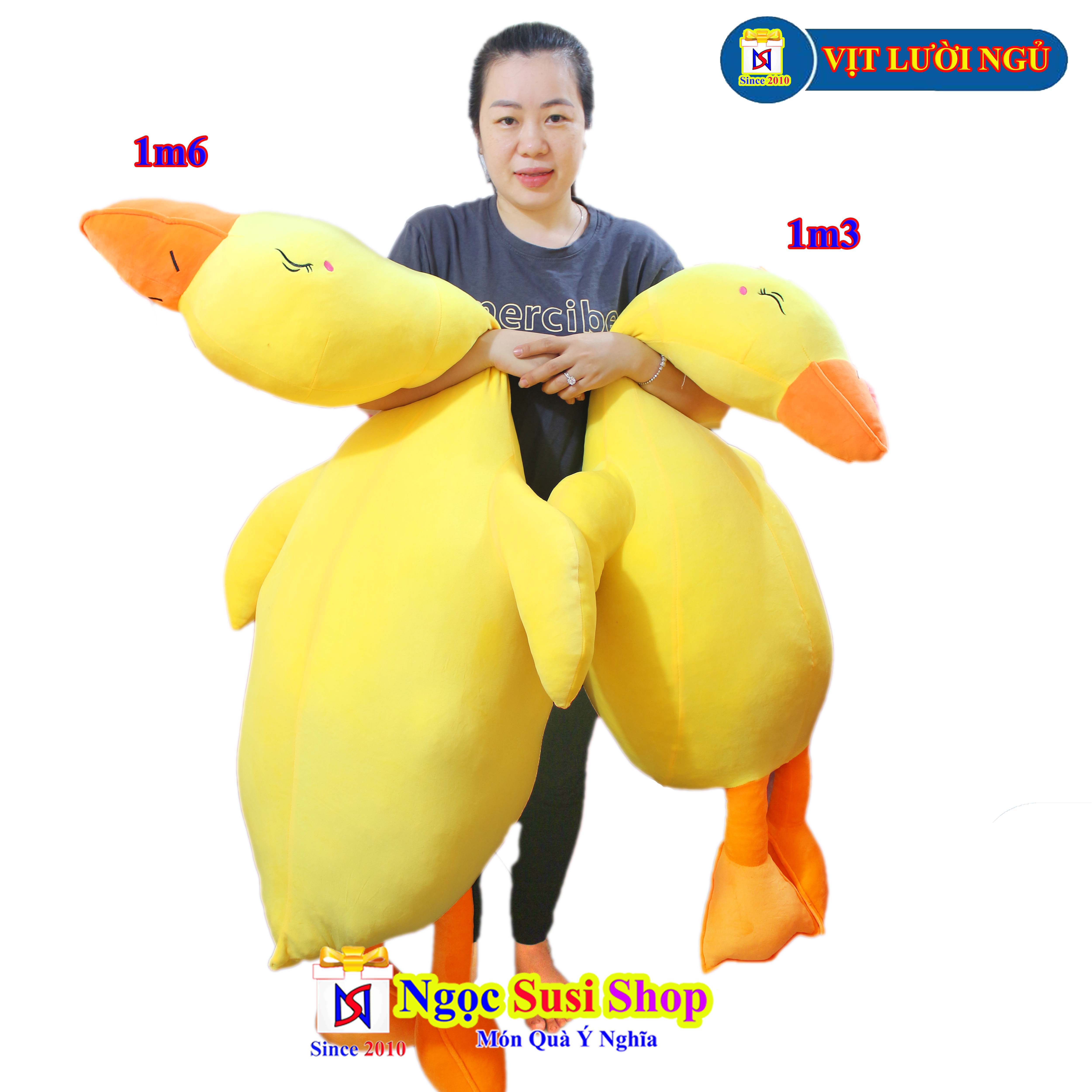 [NHƯ ẢNH] GẤU BÔNG VỊT TIKTOK LƯỜI NGỦ KHỔNG LỒ [NGẪU