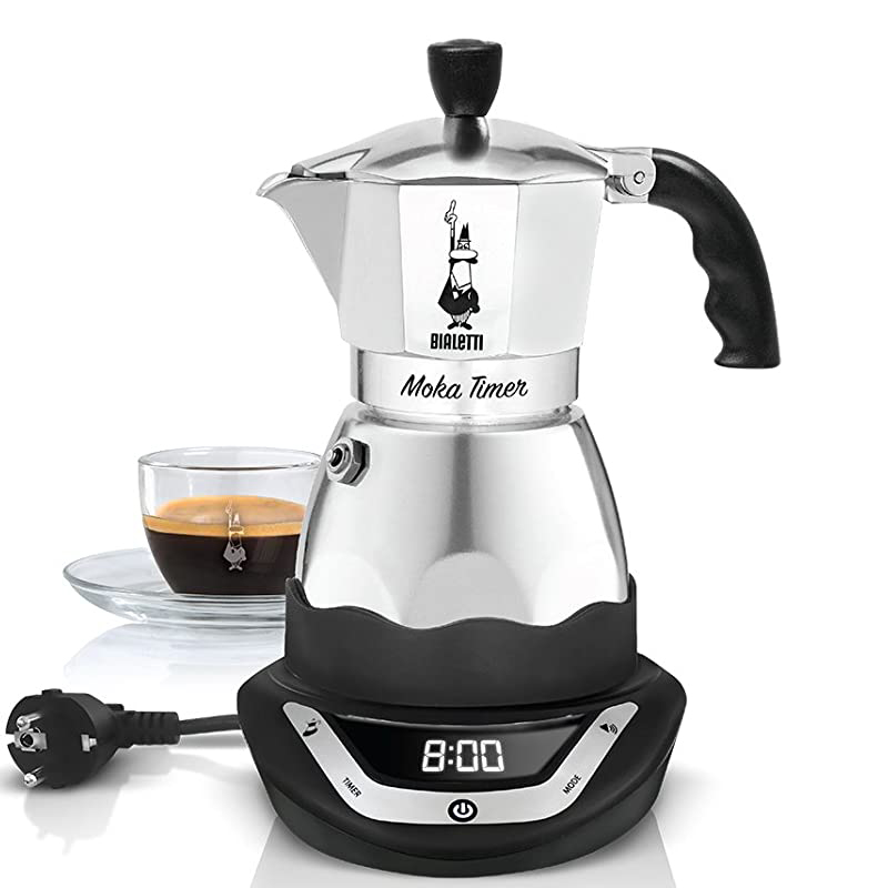 Ấm pha cà phê BIALETTI MOKA TIMER - Hàng chính hãng