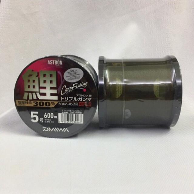 Cước câu Daiwa Astron Cao Cấp 600m - Xám - Số 5