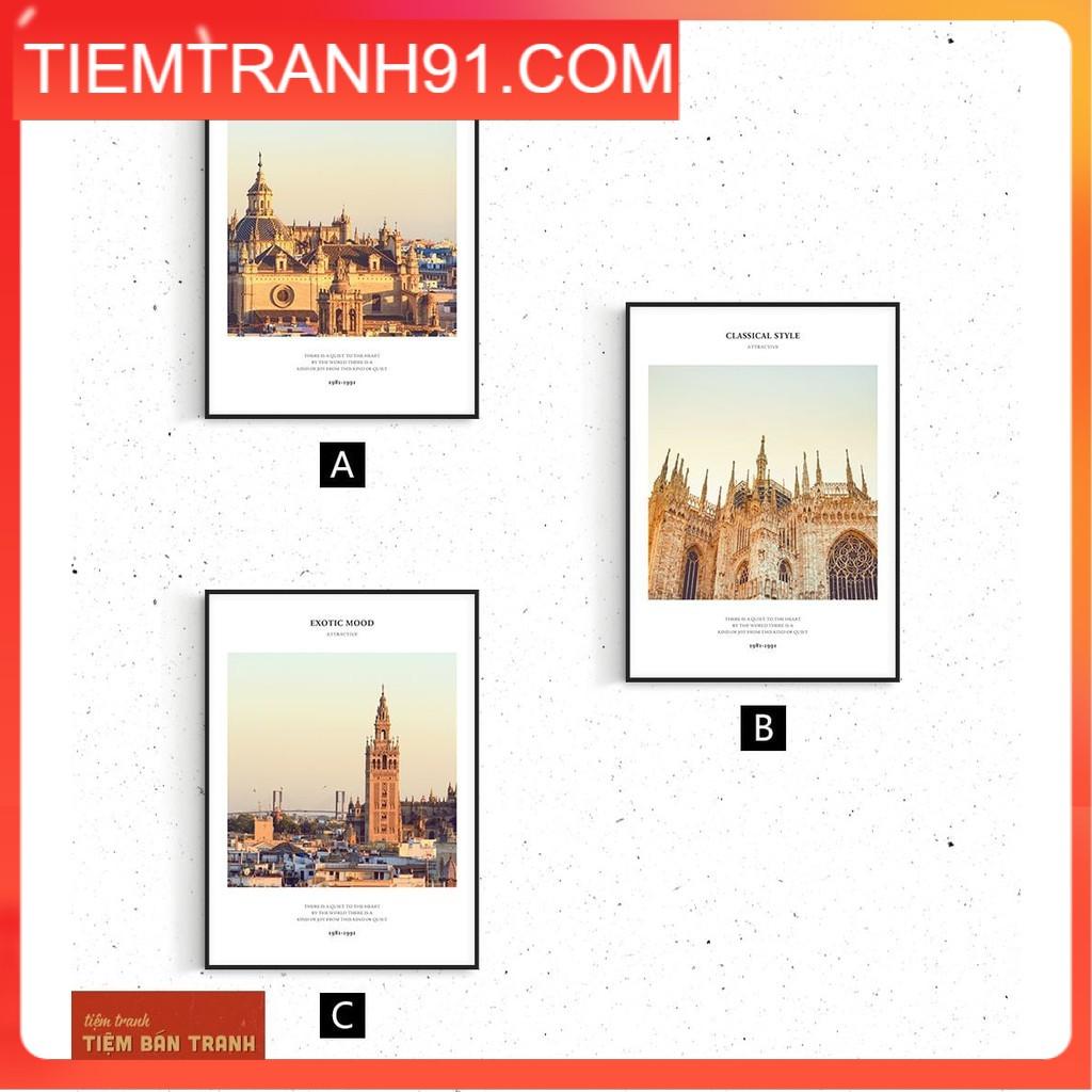 Tranh treo tường - Bộ 3 bức canvas tổng hợp 32 , tranh canvas giá rẻ
