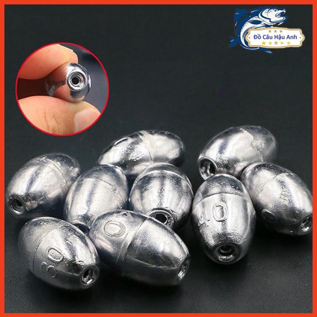 Chì câu cá tròn xuyên tâm 120g đủ size