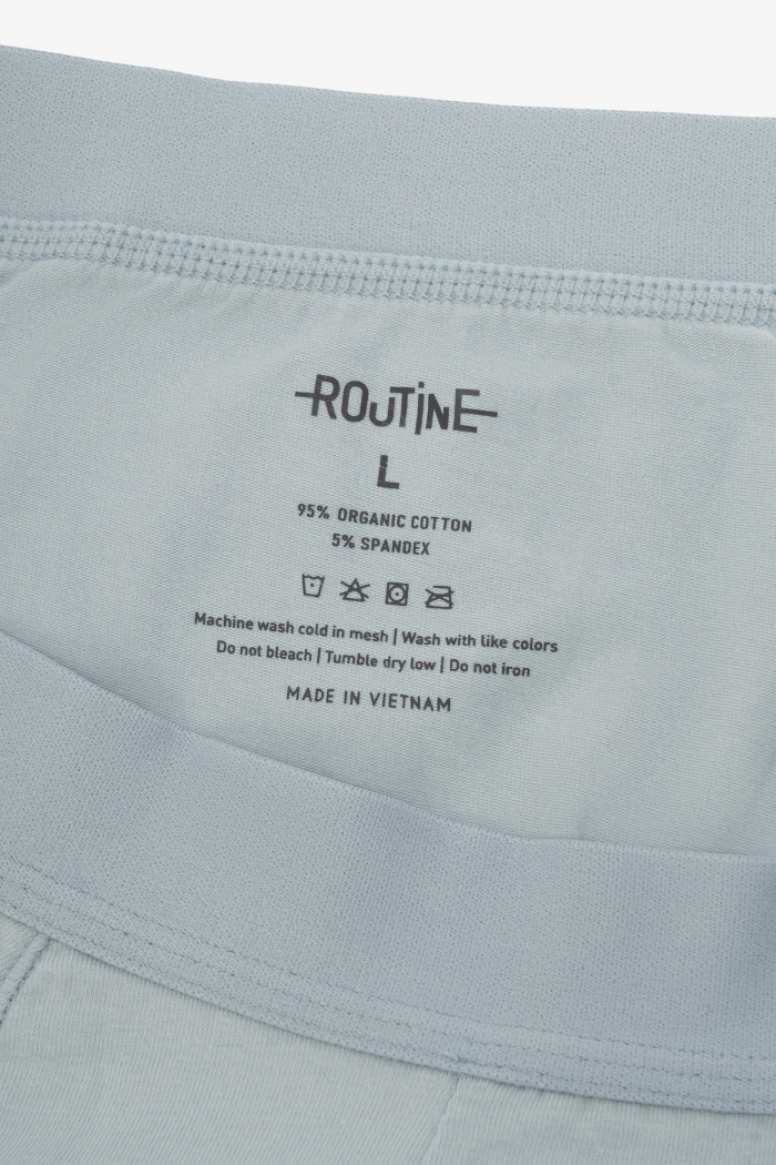 Quần Lót ROUTINE Nam Organic Cotton Trơn Form Boxer - 10S23UND001C | LASTORE MENSWEAR