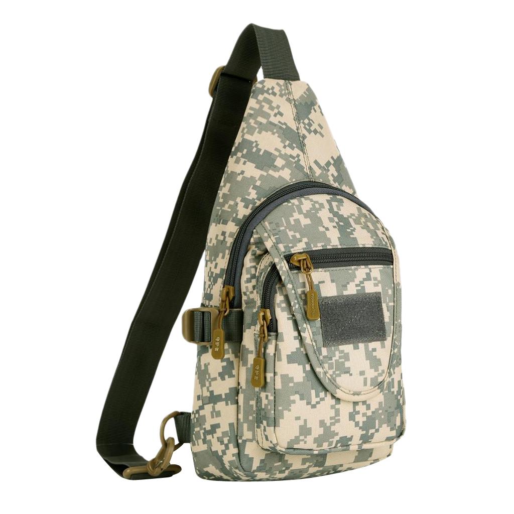 Outdoor Casual Shoulder Chest Bag Crossbody Hiking Day Packs ACU Digital