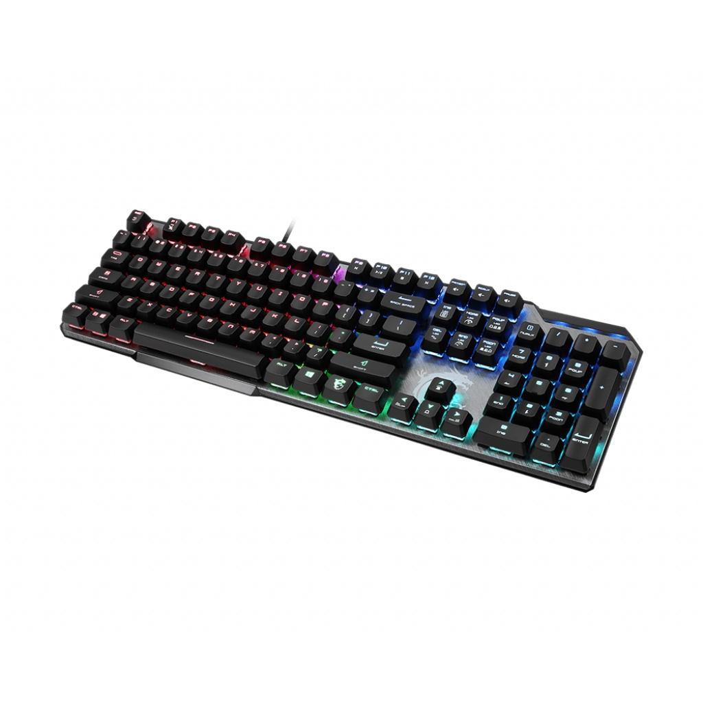 Bàn phím cơ gaming MSI Vigor GK50 Elite BW US Màu đen Hàng chính hãng