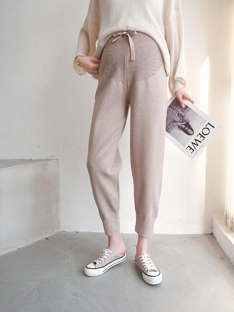 Quần bầu baggy dệt kim mặc đông xuân có size đến xxl
