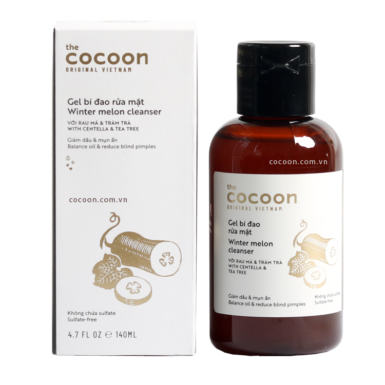 Gel bí đao rửa mặt Cocoon (Winter melon cleanser) 140ml