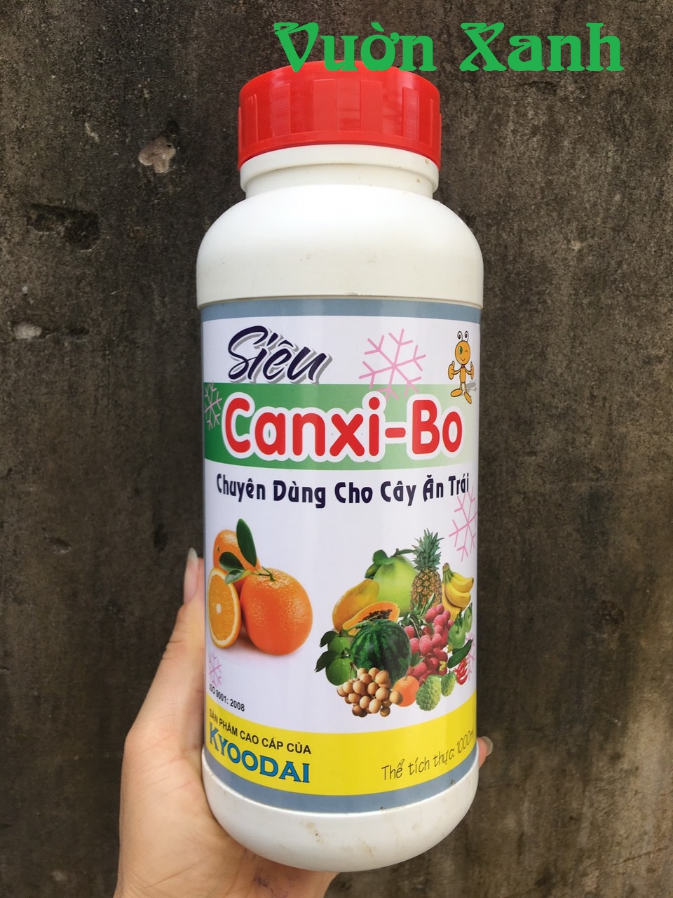 Phân bón lá siêu Canxi- Bo chống rụng hoa, trái non, nứt trái, thối trái