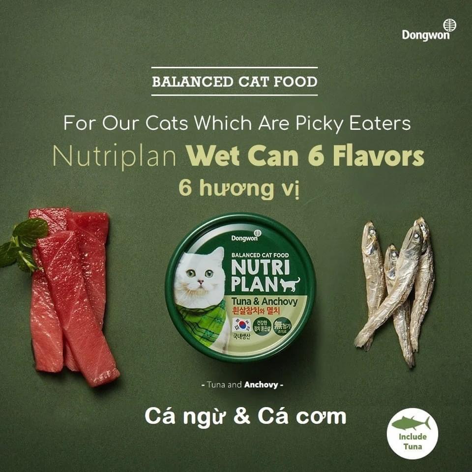 Pate NUTRI PLAN Cân Bằng Dinh Dưỡng &amp; Hỗ Trợ Chức Năng Nhiều Vị Cho Mèo 160Gr - Dòng Sản Phẩm Cao Cấp Đến Từ Hàn Quốc