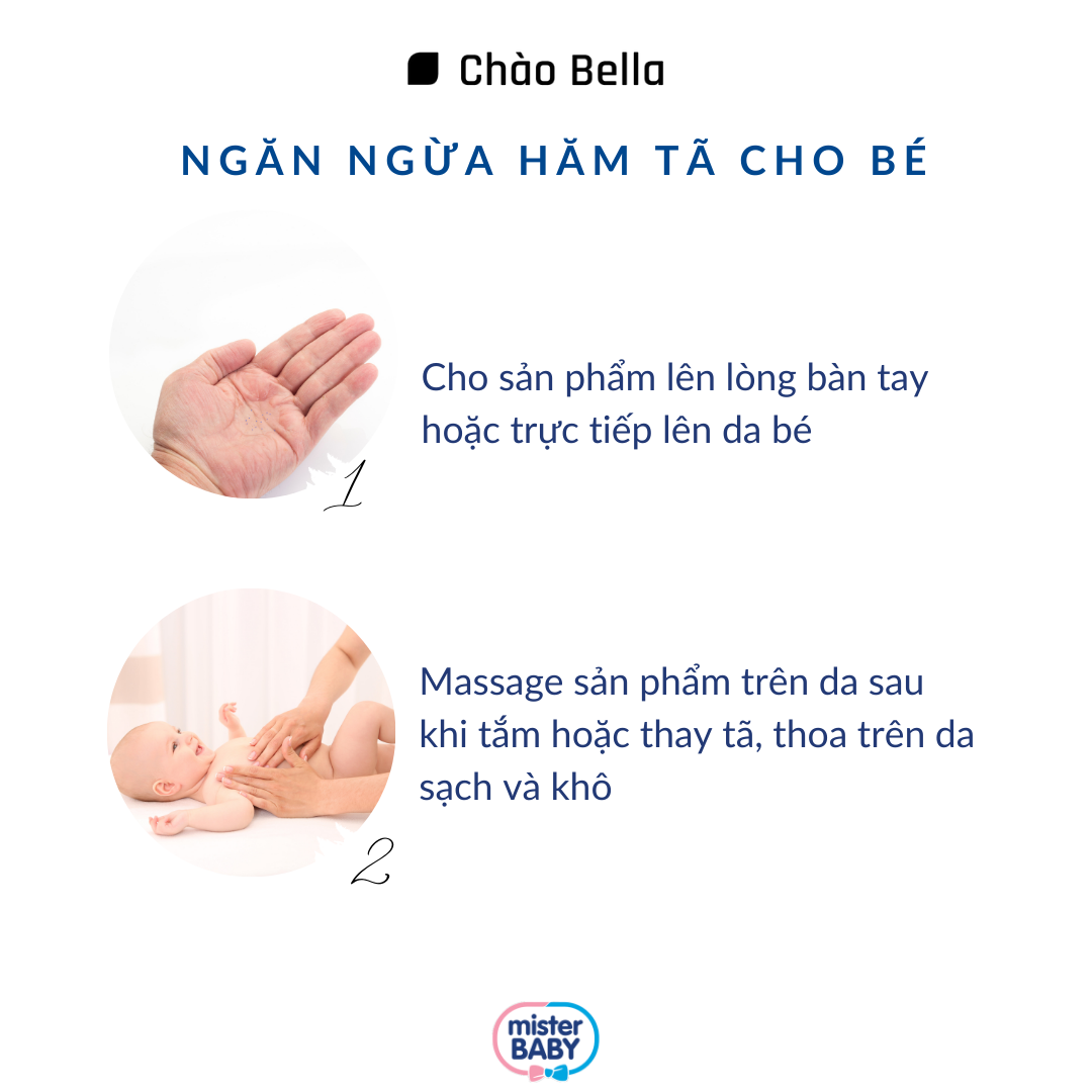 Kem Hăm Cho Bé Mister Baby Nappy Protective Cream (ITALY) | Bảo Vệ Da - Giữ Ẩm - Ngăn Ngừa Nổi Mẩn &amp; Tấy Đỏ (100m)