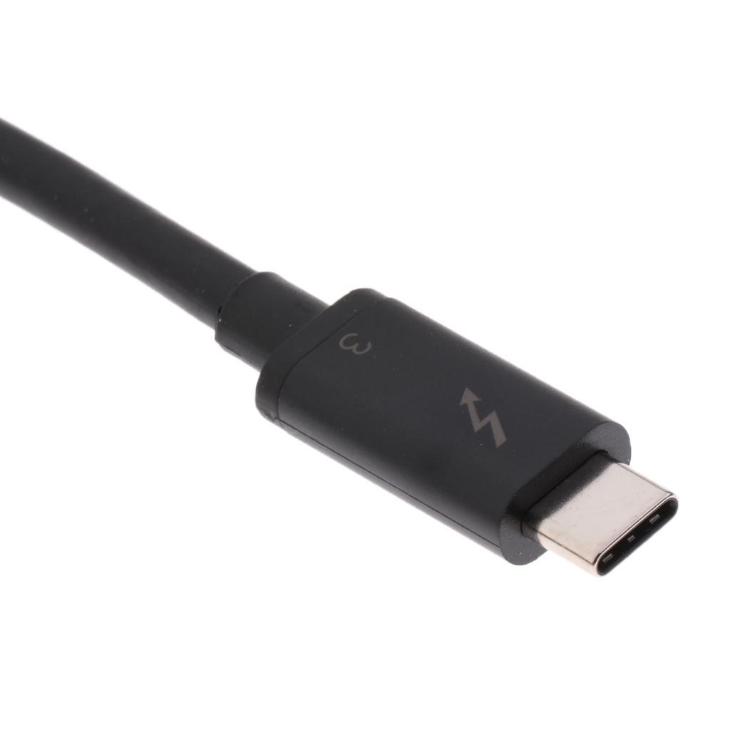 50CM 40Gb/s USB Type C Charging Data Cable for 3 Interface PC