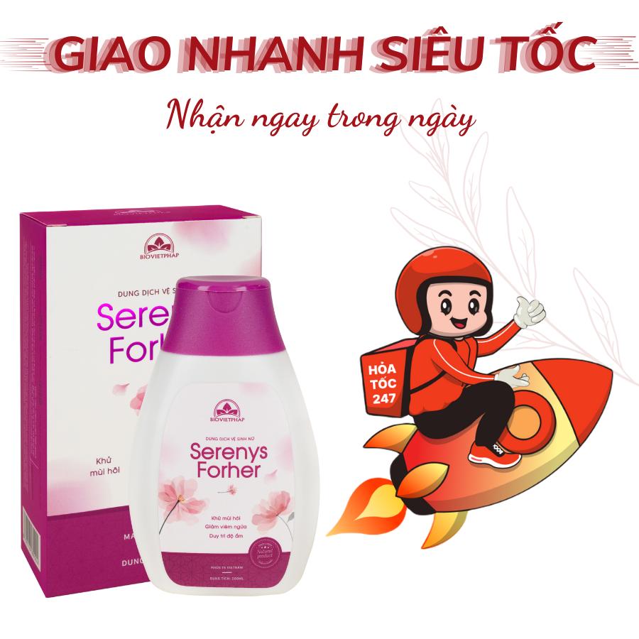 FEMININE WASH SERENYS FORHER 200ML