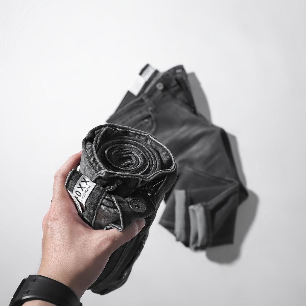 Quần jean xám wash DF form slimfit - 221216 | LASTORE MENSWEAR