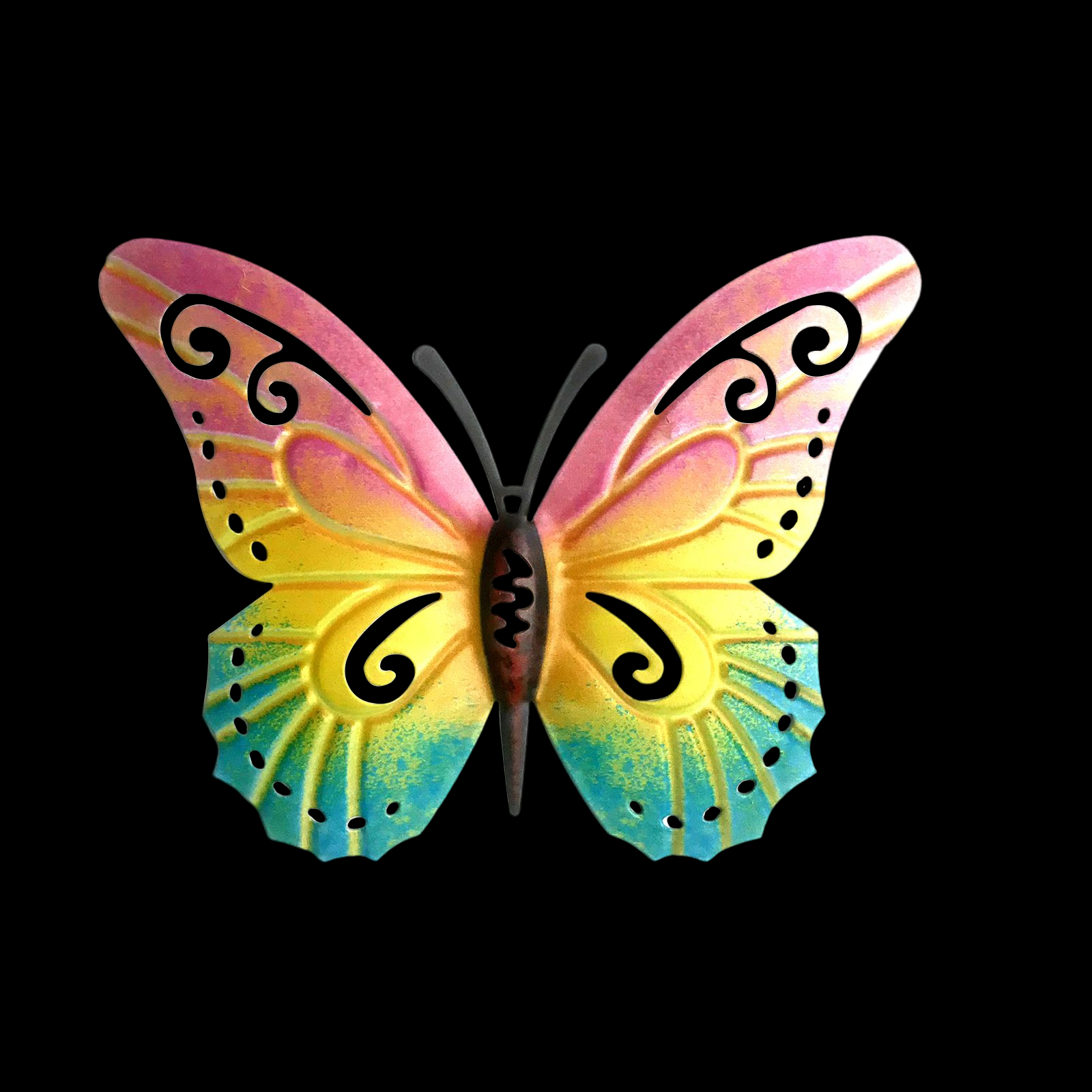 Butterfly Wall Decors Wall Sculptures Figurines for Garden Home Decors