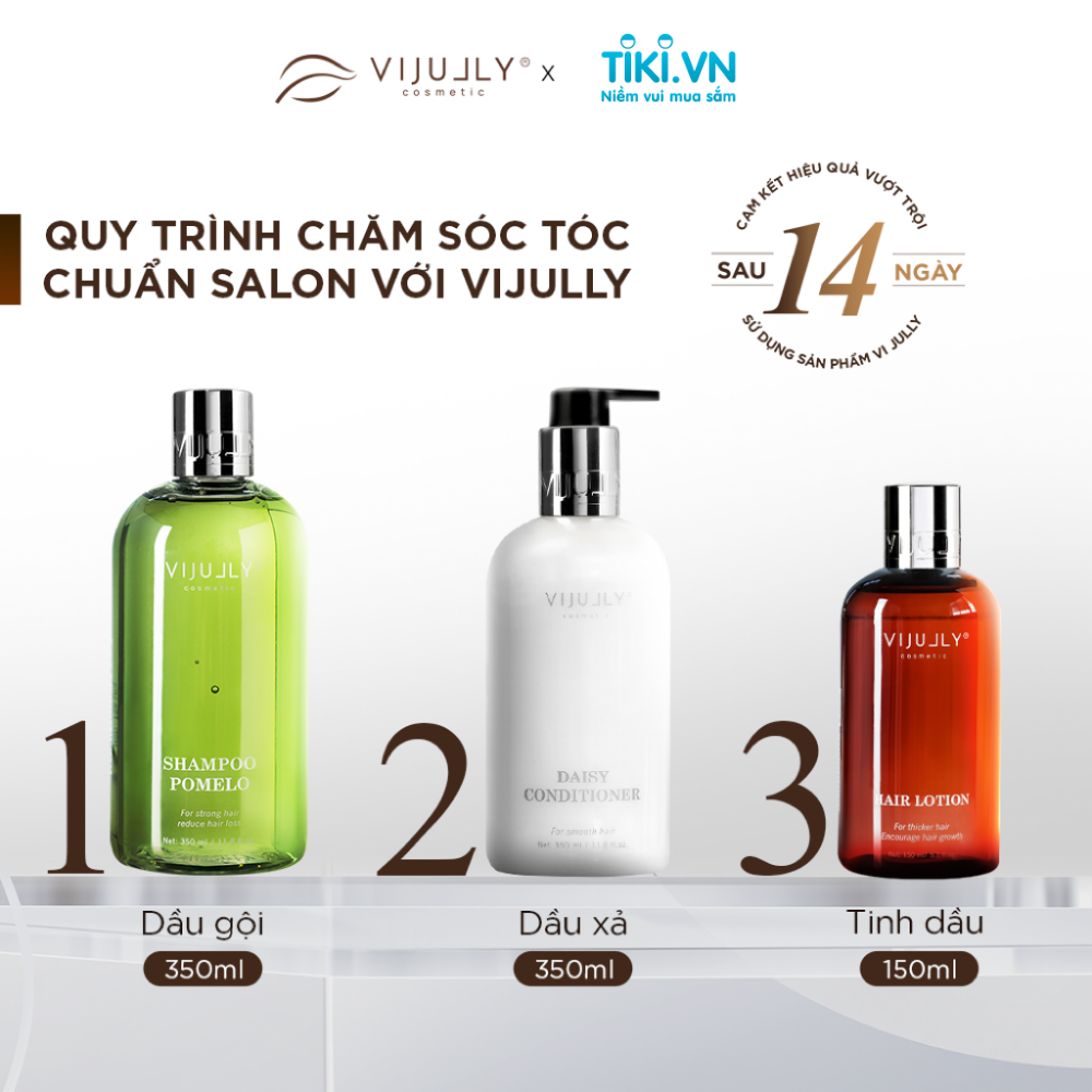 COMBO 3 CHAI TINH DẦU BƯỞI KÍCH MỌC TÓC VIJULLY 150ML - HAIR LOTION
