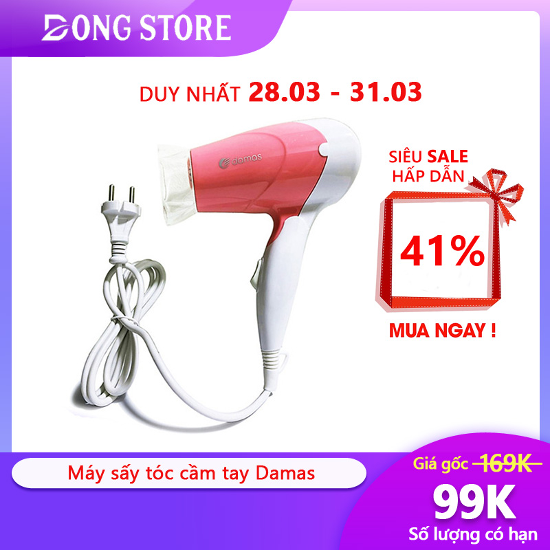 Máy sấy tóc DELIYA, nhỏ gọn công suất lớn 1200W_DLY-513