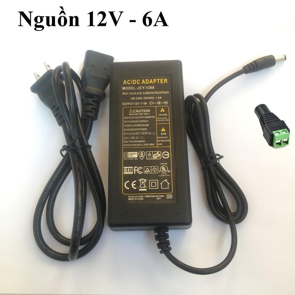 Nguồn 12V - 6A dùng cho đèn LED / motor