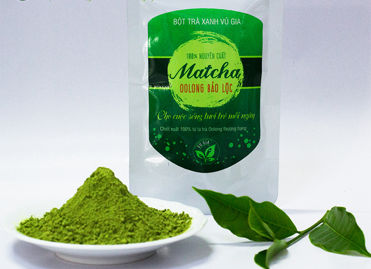 Matcha Nguyên Chất Bảo Lộc Vũ Gia (100g)