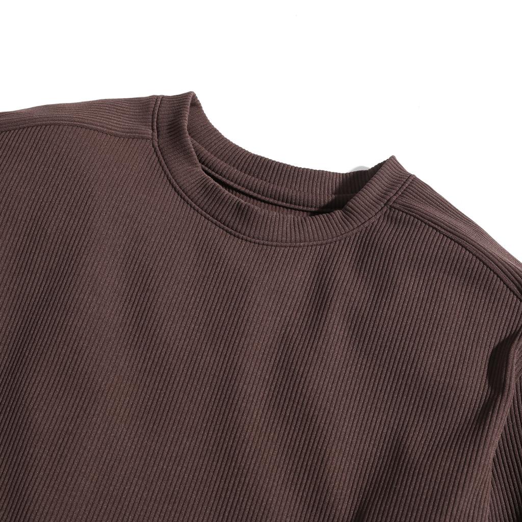 Áo Thun Nam Tay Dài BY COTTON Dark Purple Long Sleeve Tee