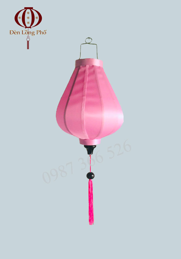Combo 20 đèn lồng Hội An vải phi bóng size 30 cm nhiều màu nhiều kiểu chuyên dùng trang trí ngoài trời