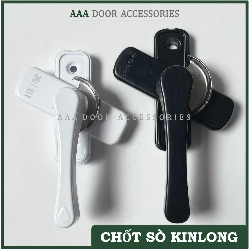 Khóa sò tay gạt KinLong cửa sổ lùa XingFa - Chốt khoá sò cửa lùa nhôm - Khoá sò KinLong